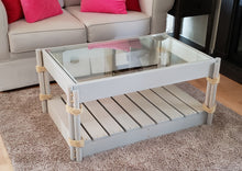 Load image into Gallery viewer, Glass Dockside Coffee Table | Dock of the Bay Design