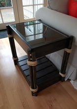 Load image into Gallery viewer, Shadowbox Glass Dockside End Table | Dock of the Bay Design
