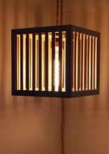 Load image into Gallery viewer, The Slatted Beach Basket Hanging Pendant | Dock of the Bay Design