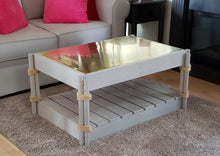 Load image into Gallery viewer, Brass Dockside Coffee Table | Dock of the Bay Design
