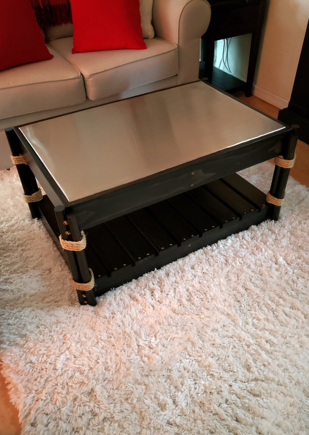 Stainless Steel Dockside Coffee Table | Dock of the Bay Design